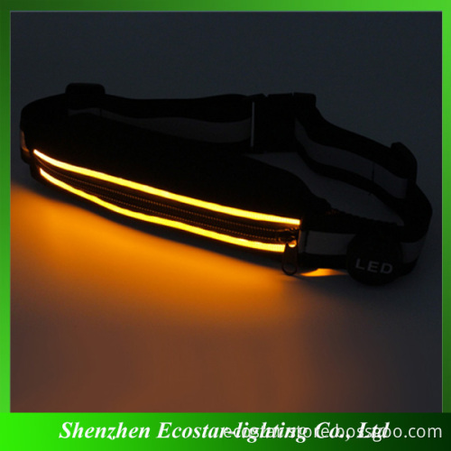 Novelty Glowing LED Waist Bag for Night Jogging